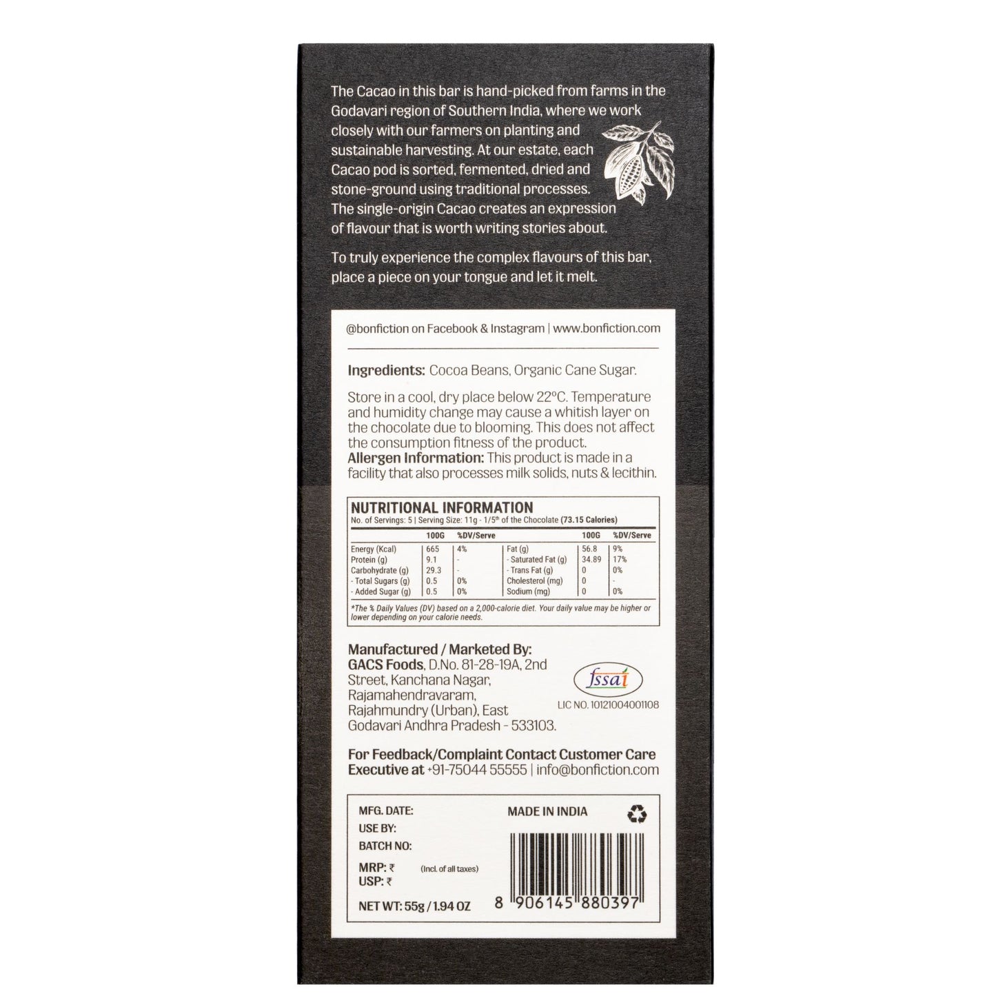 An Eclipse of the Senses - 99% Dark Chocolate