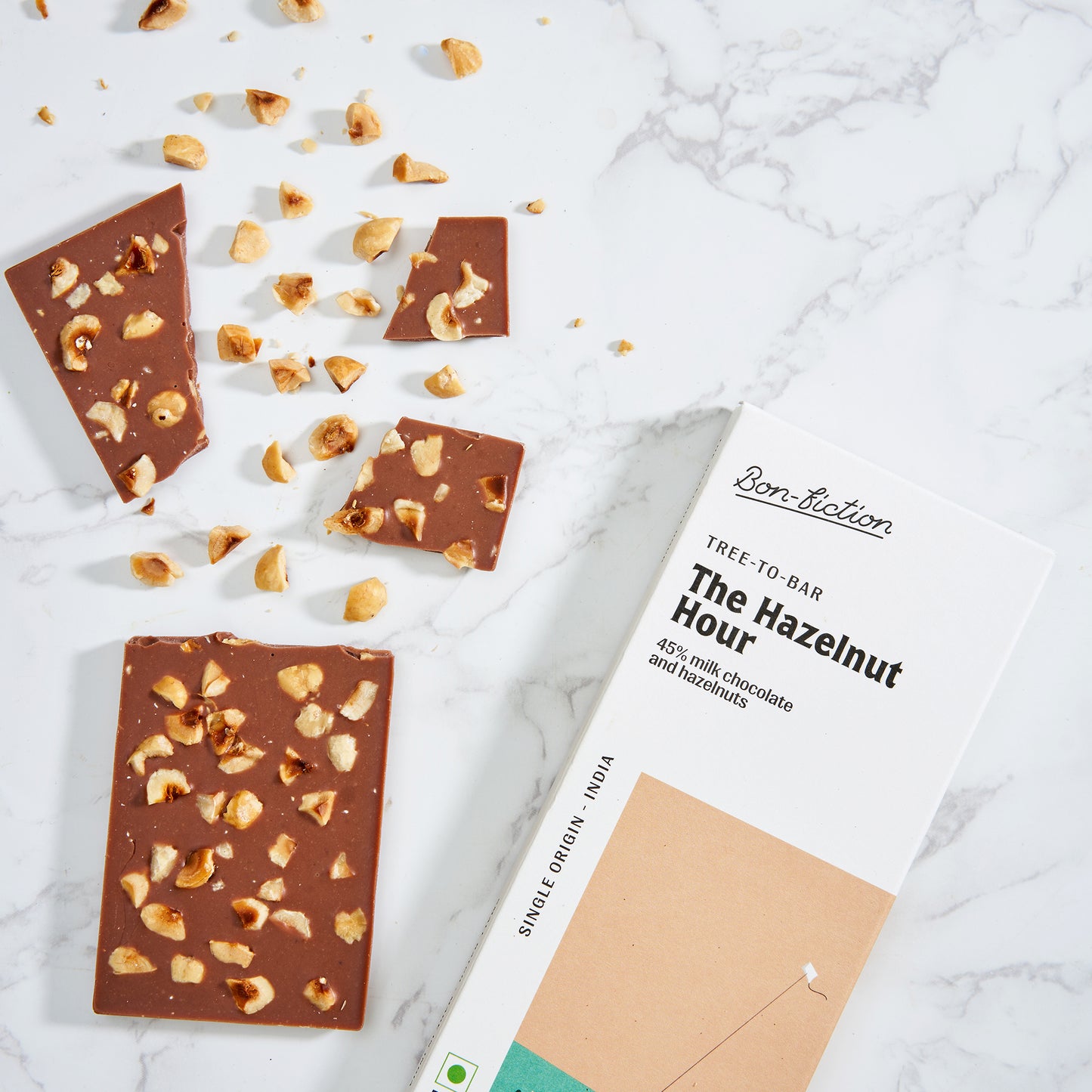The Hazelnut Hour - 45% Milk Hazelnut Chocolate - Pack of 3