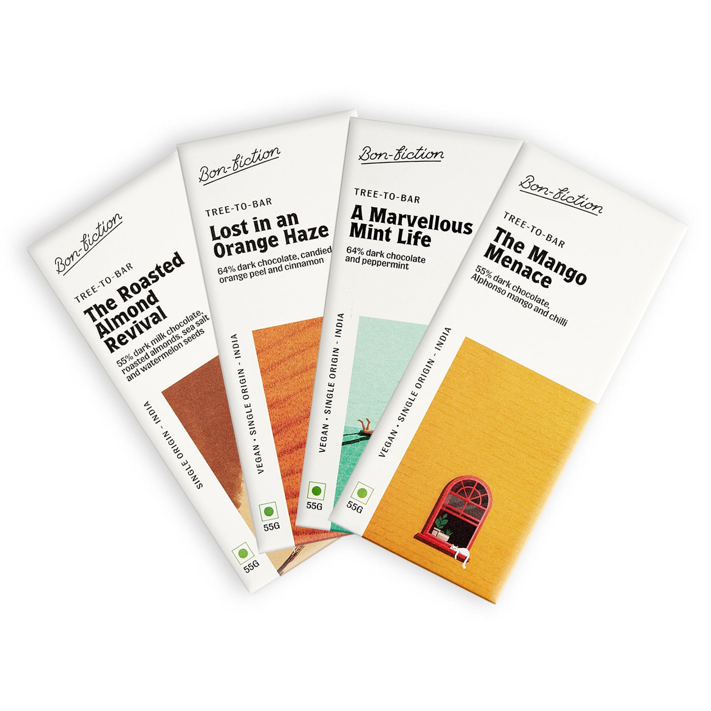 Dark Milk & Dark Chocolate Combo - Pack of 4