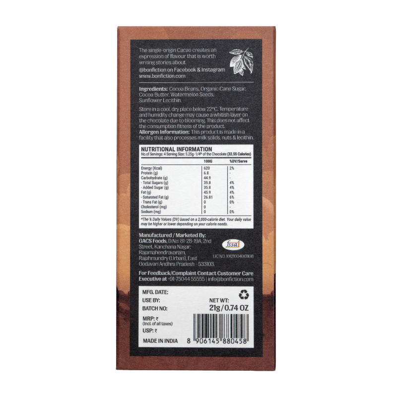 A Federation of Odd- 55% Dark Mylk Chocolate - Mini