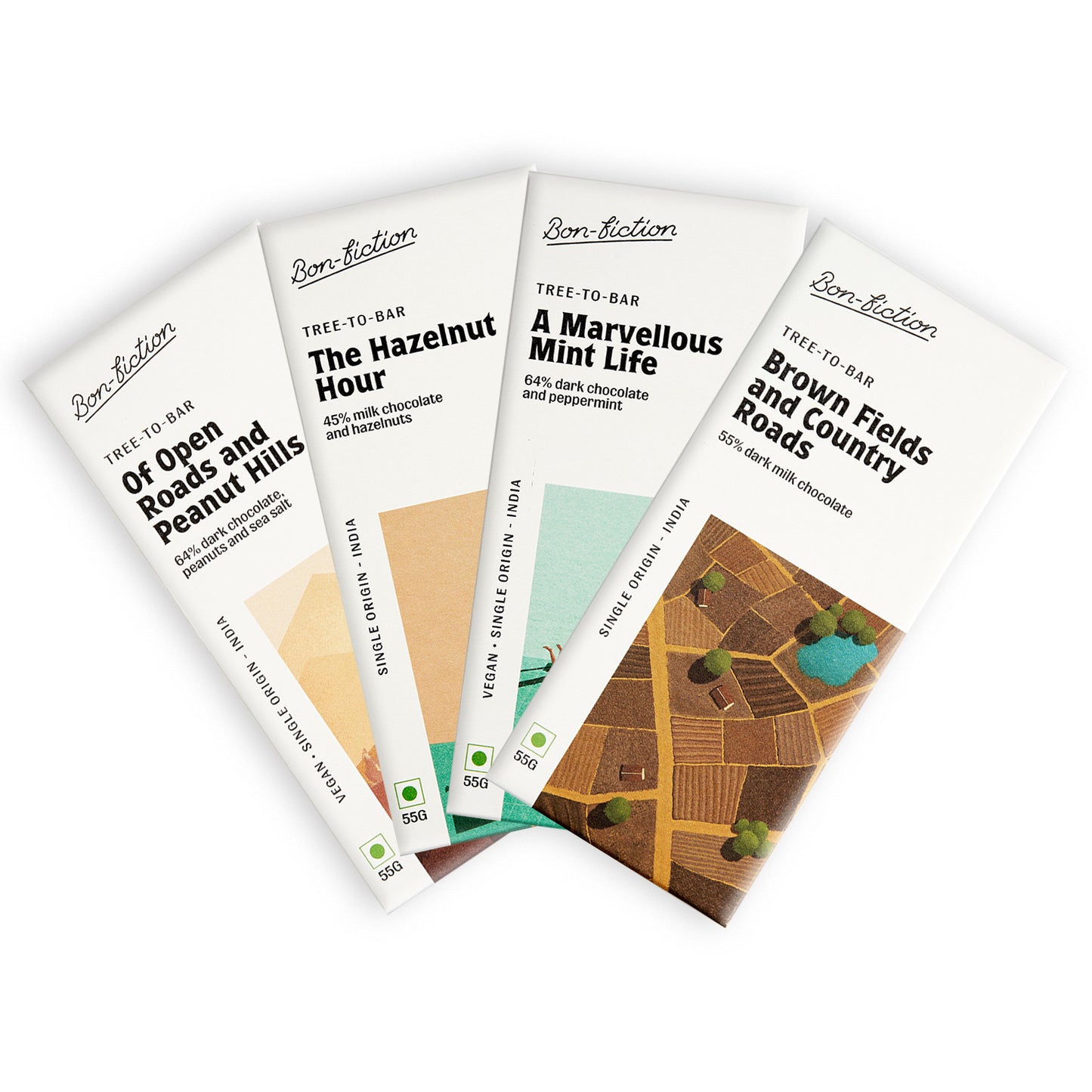 Milk & Dark Chocolate Combo 1 - Pack of 4