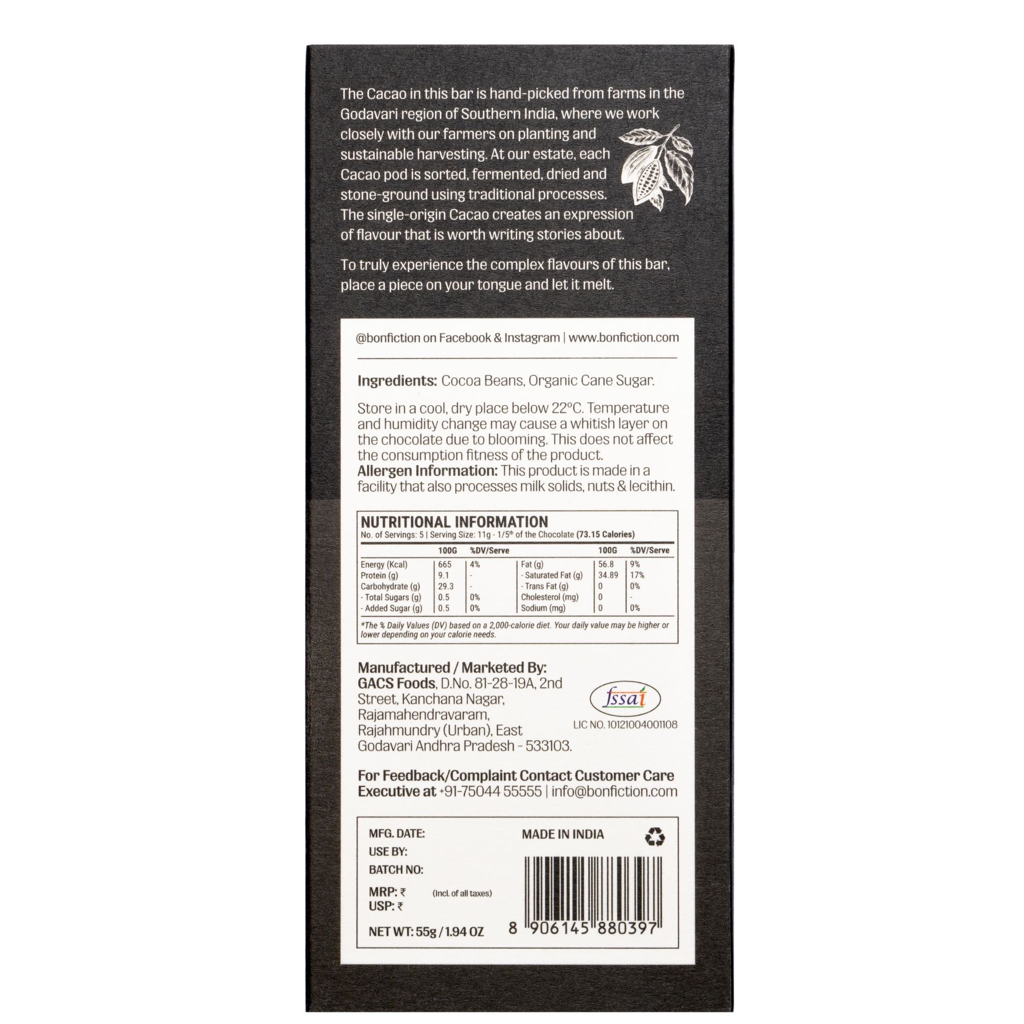An Eclipse of the Senses - 99% Dark Chocolate