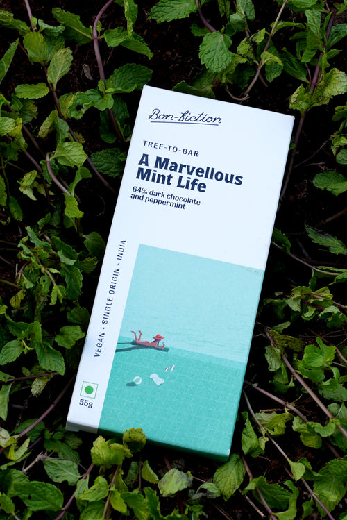 A Marvellous  Mint Life - 64% Dark  Peppermint Chocolate