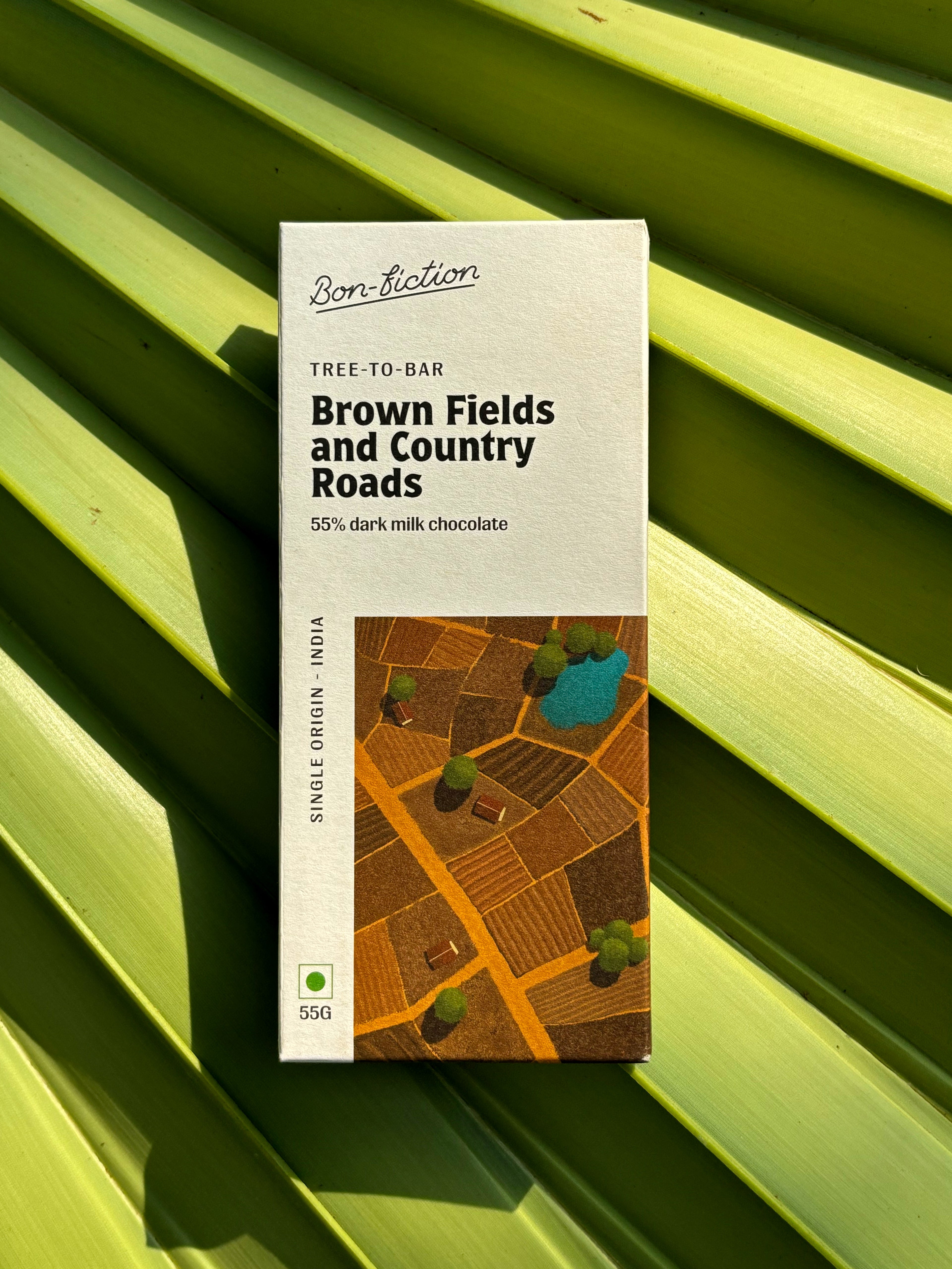 Brown Fields & Country Roads - 55% Dark Milk Chocolate
