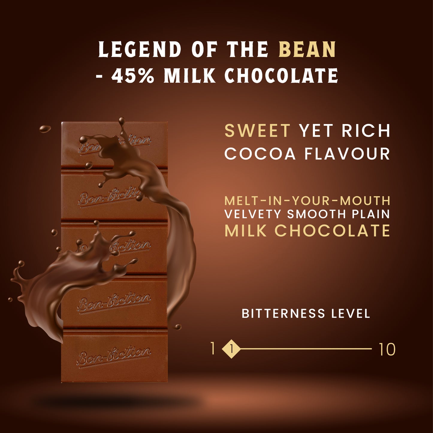 Legend Of The Bean - 45% Milk Chocolate - Pack of 3