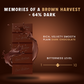 Memories Of A Brown Harvest - 64% Dark Chocolate - Pack of 3