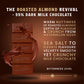 The Roasted Almond Revival - 55% Dark Milk Roasted Almonds Chocolate - Pack of 3
