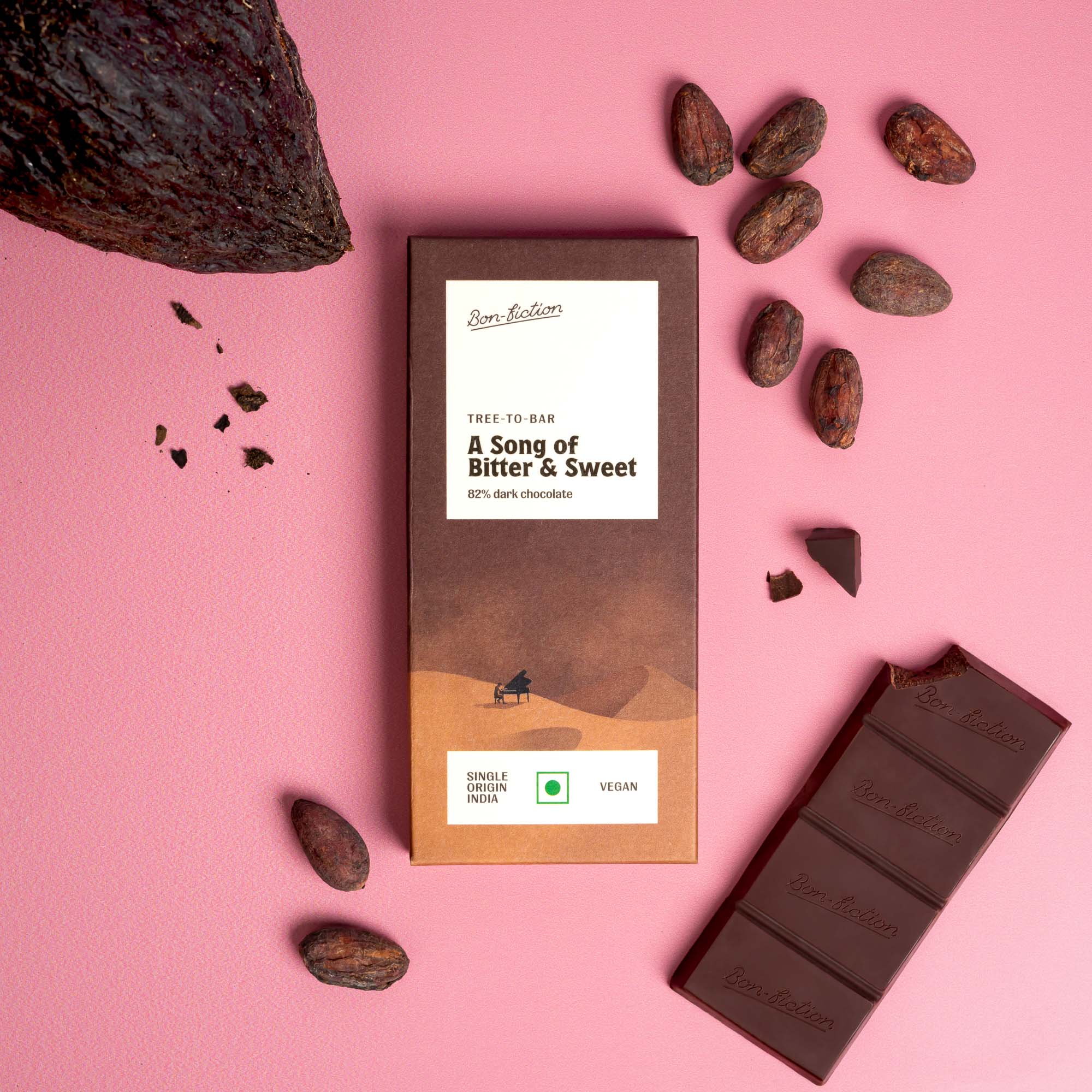 A Song of Bitter And Sweet - 82% Dark Chocolate - Mini's