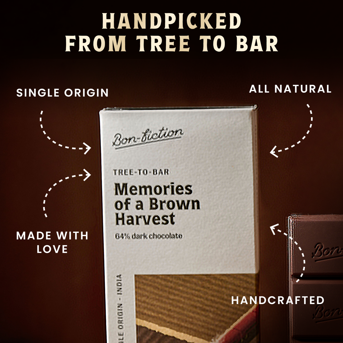 Memories Of A Brown Harvest - 64% Dark Chocolate