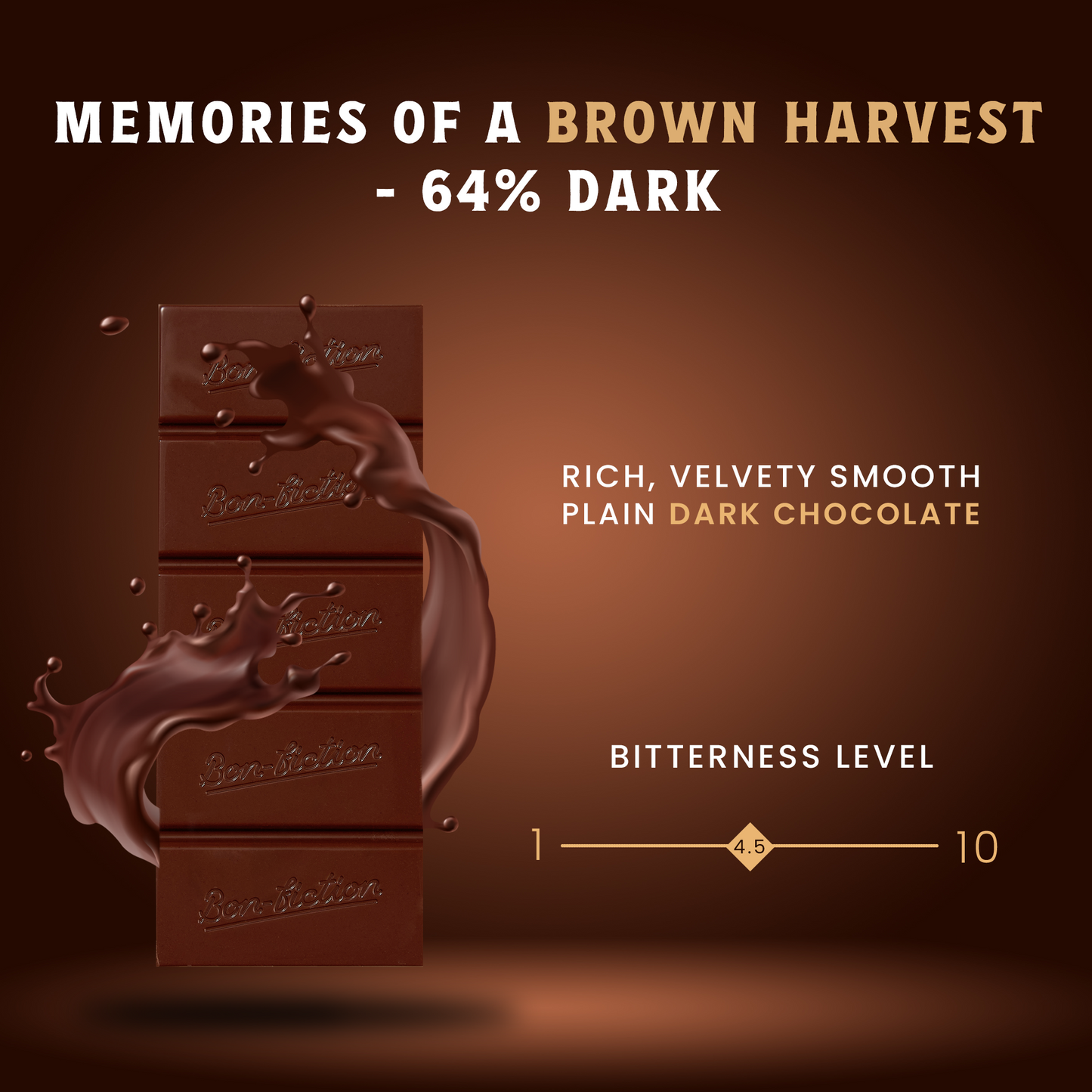 Memories Of A Brown Harvest - 64% Dark Chocolate